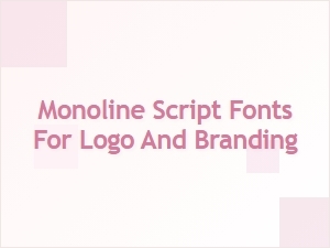 Free Monoline Script Fonts for Logo and Branding Design